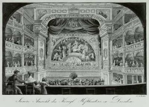 Innere Ansicht des Königlichen Hoftheaters zu Dresden