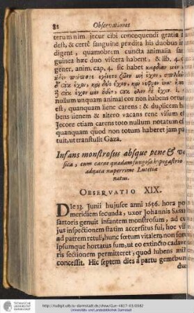Observatio XIX.