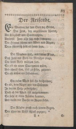 Der Reisende