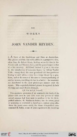 The Works of John Vander Heyden