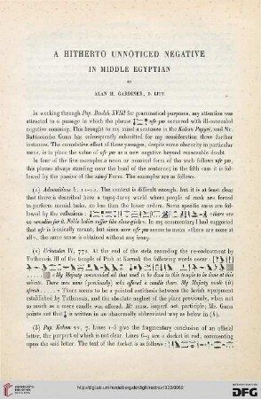 40: A hitherto unnoticed negative in Middle Egyptian