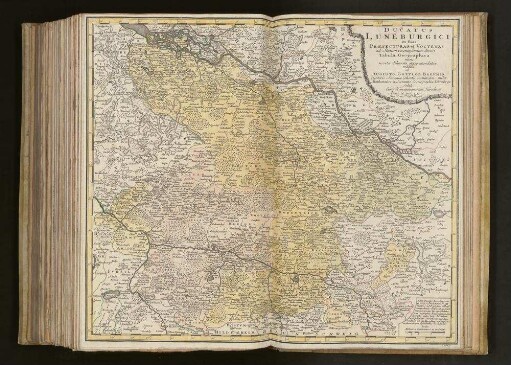 Ducatus Luneburgici in suas Præfecturas et Vogteyas ad Statum recentissimum divisi Tabula Geographica