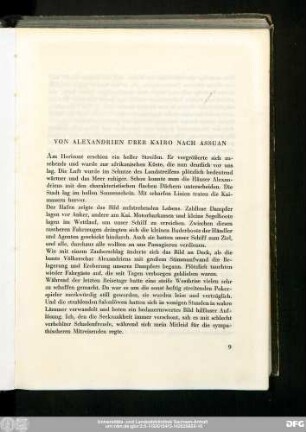 Von Alexandrien Über Kairo Nach Assuan