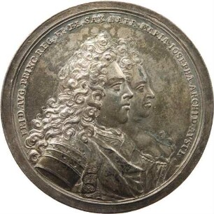 Kurfürst Friedrich August I. - auf die Verlobung des Kurprinzen mit Erzherzogin Maria Josepha von Österreich in Wien