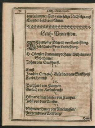 Leich-Procession