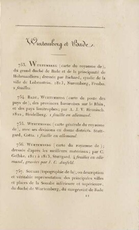Wurtemberg et Bade