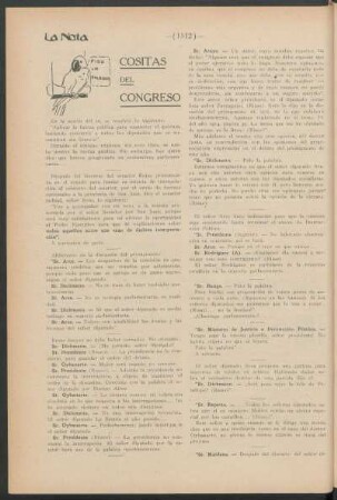Cositas del congreso