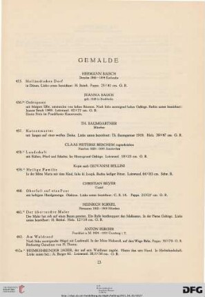 Gemälde (Nr. 455-570)