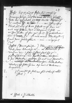 "Auch ich, ach...."Handschriftlich verfaßtes Schriftstück von Ernst Barlach