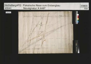 Grubenfeld von Gottes Geschick Fundgrube im Beilehn von Katharina Fundgrube bei Raschau
