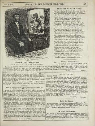 Dignity and impudence