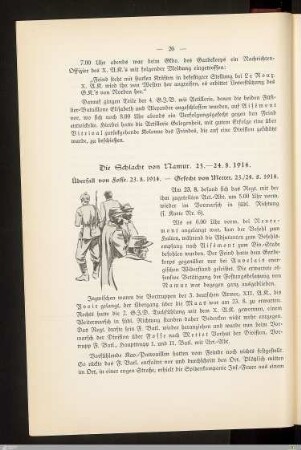 Die Schlacht von Namur. - Überfall von Fosse. - Gefecht von Mettet