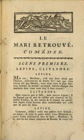 Le Mari retrouvé : Comédie en un acte en prose