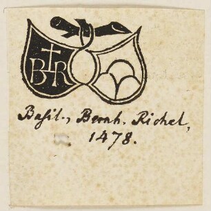 Druckermarke Bernhard Richel
