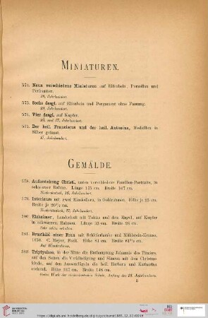 Miniaturen (Nr. 574-577)