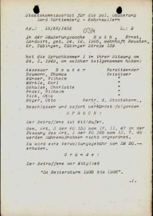 Roth, Ernst