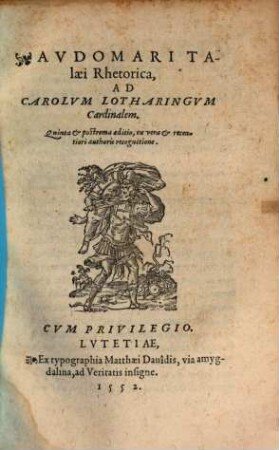 Avdomari Talaei Rhetorica, Ad Carolvm Lotharingvm Cardinalem