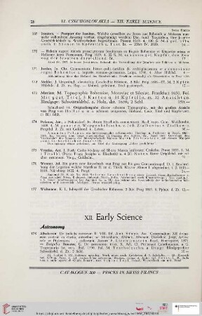 XII. Early Science (Nr. 178 - 336)