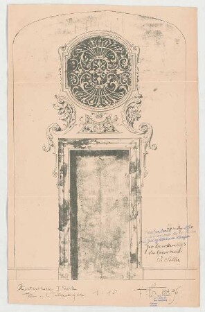 Thiersch, Friedrich von; München; Justizpalast - Zentralhallentüren 1. OG (Ansicht)