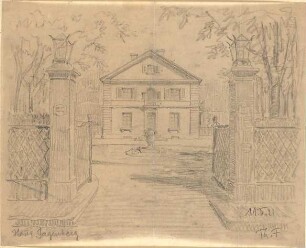 Fischer, Theodor; München, Arcisstr. 20; Haus Jagenberg - Perspektive
