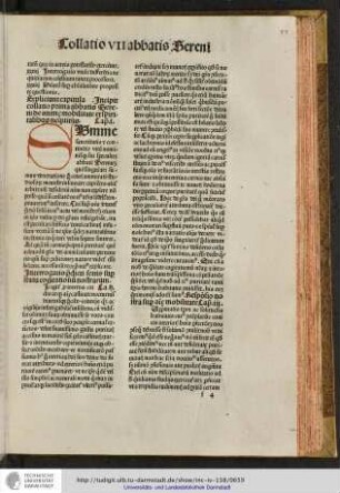 Incipit collatio prima abbatis Sereni de anime mobilitate et spiritualibus nequitiis...