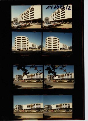 Platzbebauung Hauptbahnhof - Ostseite - Parkhaus, Düsseldorf, 1986