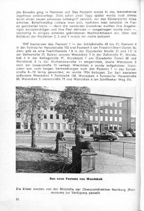 Das neue Postamt von Wandsbek