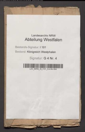 Veranschlagung der Rietberger Forsten