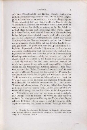 Johannes Saresberiensis nach Leben und Studien, Schriften und Philosophie
