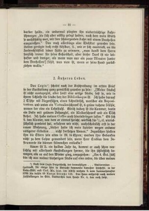 2. Äußeres Leben