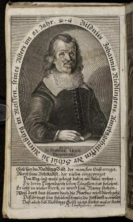 Bildnis Johannis Niedlingens [...]