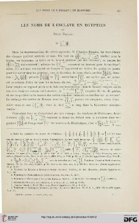28: Les noms de l'esclave en égyptien, [3]