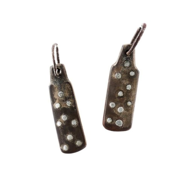 A pair of earrings