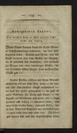 Sechszehntes Kapitel.