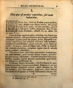 Adagiorum Medicinalium Centuria : Quam Recensuit Variisque Animadversionibus Illustravit Jo. Jac. Baierus Philos. Et Med. D. Huiusque Primarius In Acad. Altorf. Professor