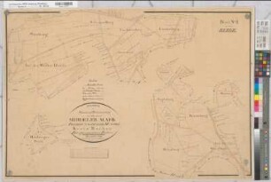 Hülsten (Reken), Teilung der Hülster und Middeler Mark, Brouillonkarte Bl.1 Berge