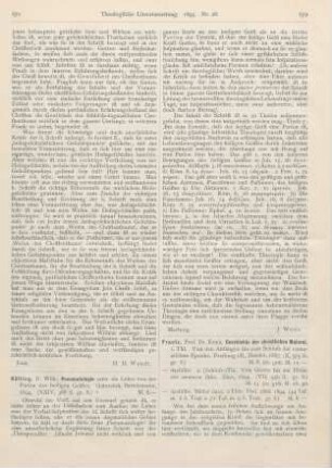 671-672 [Rezension] Kölling, Wilh., Pneumatologie oder die Lehre von der Person des heiligen geistes