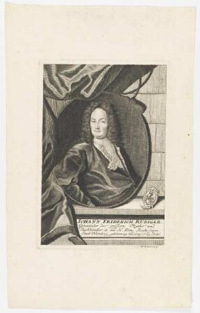Bildnis des Iohann Friderich Rüdiger