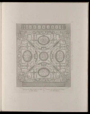 11. (10.). Décoration d'une Voute d'arrête du Portique de la Villa Madama.