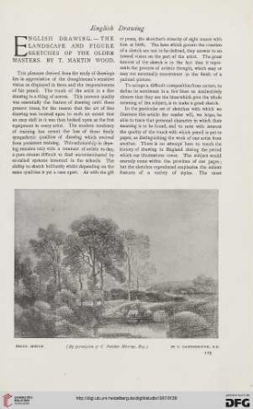 39: English drawing : the landscape and figure sketches of the older masters