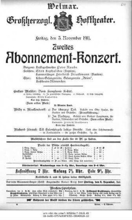 Abonnement=Konzert