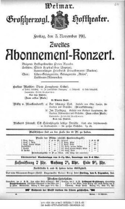 Abonnement=Konzert
