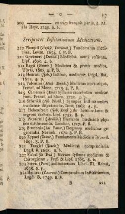 Scriptores Institutionum Medicarum.