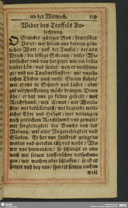 Wider des Teuffels Anfechtung