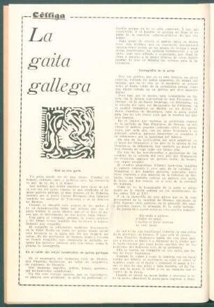 La gaita gallega