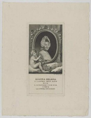 Bildnis der Rosina Helena Iantkius