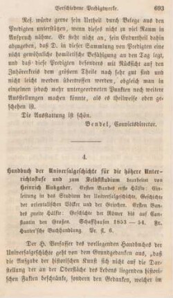 693-700 [Rezension] Handbuch der Universalgeschichte