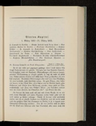 Viertes Kapitel 1. März 1852-31. März 1853.