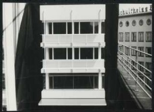 Stadttheater, Heilbronn: Modell, Fassadendetail (Entwurf D)