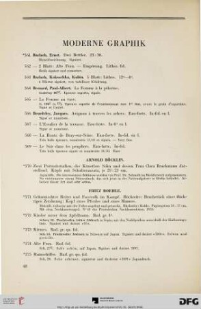 Moderne Graphik (Nr. 561-575)
